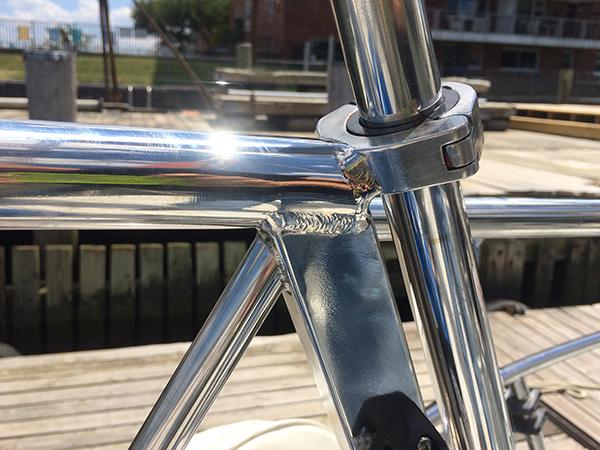 No Weld Davit Mounting